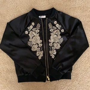 Gold flower jacket